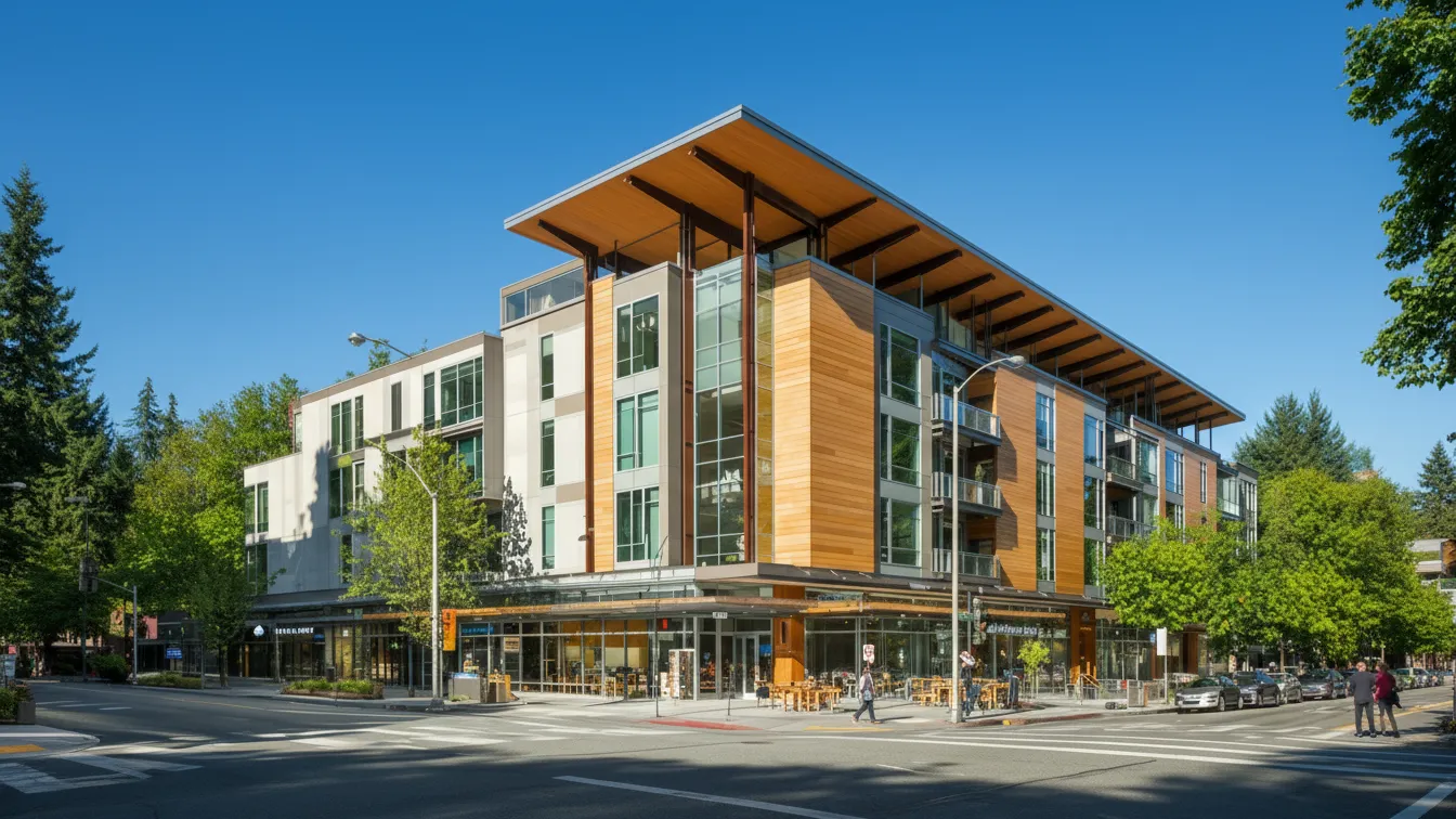 Neighborhood Commons multi-family housing in the Bay Area — community-oriented architecture by YCD Studio