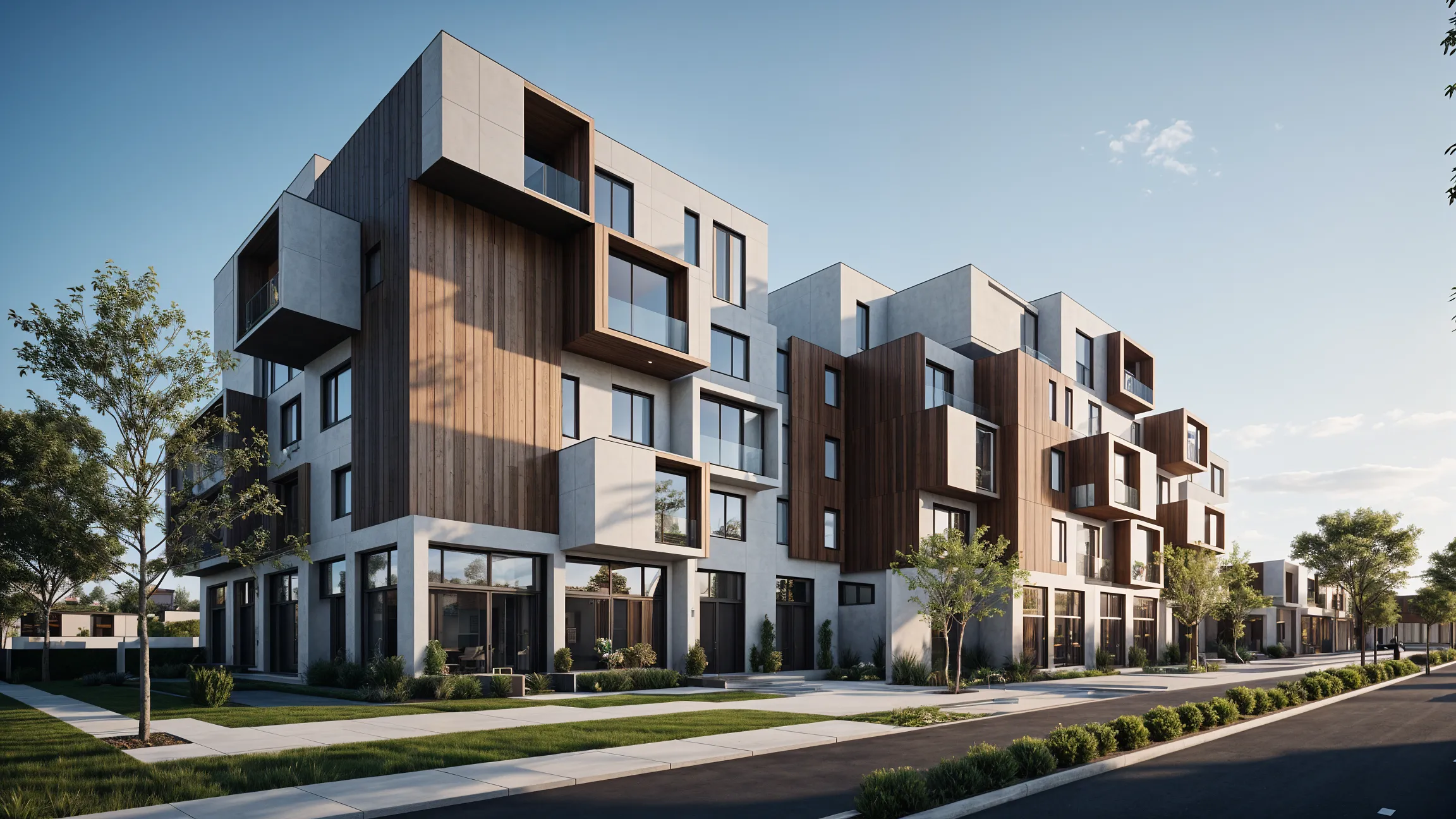 Pixel Heights multi-family mixed-use architecture in San Francisco — stacked volumes and street activation by YCD Studio
