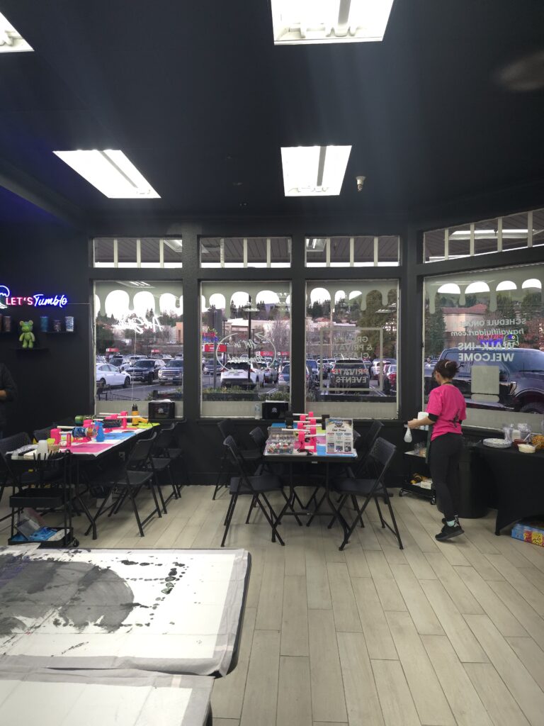 Tenant improvement interior showing flexible spaces